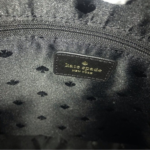 Kate Spade Newberry Lane Large Leather Tote Black NWT - Picture 8 of 14